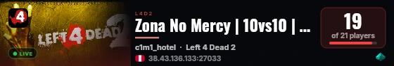 Zona No Mercy | 10vs10 | Peru #3 live status badge