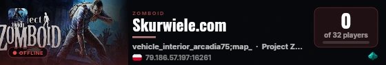 Skurwiele.com live status badge