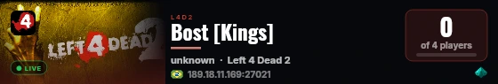 Bost [Kings] live status badge