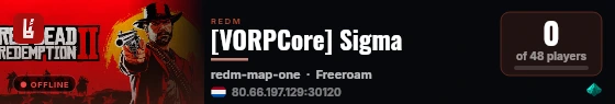 [VORPCore] Sigma live status badge