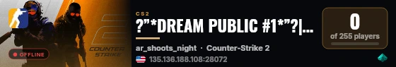 ?”*DREAM PUBLIC #1*”?|128tic|DROP|!VIP,!EMOTES,!AGENTS live status badge
