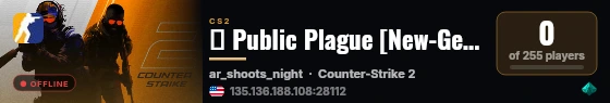 ➡️ Public Plague [New-Generation] live status badge