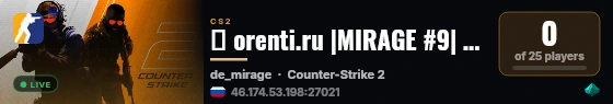 ★ orenti.ru |MIRAGE #9| free vip live status badge