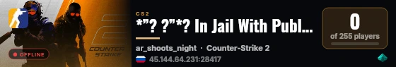 *”? ?”*? In Jail With Public ? SSD > live status badge