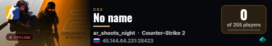 No name live status badge