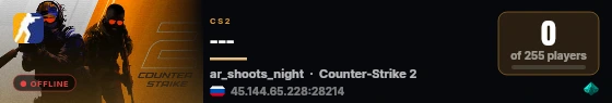 --- live status badge