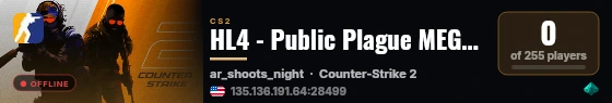 HL4 - Public Plague MEGA 🟢 live status badge