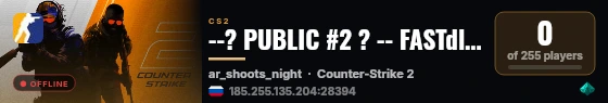 --? PUBLIC #2 ? -- FASTdl • 128TR • STICKERS | SKINS live status badge