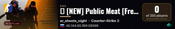 ➡️ [NEW] Public Meat [FreeVIP + credits] live status badge