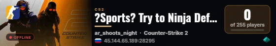 ?Sports? Try to Ninja Defuse live status badge