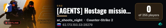 [AGENTS] Hostage mission 18+ 24/7 live status badge