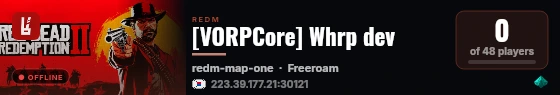 [VORPCore] Whrp dev live status badge