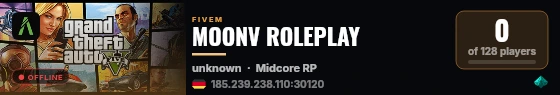 MOONV ROLEPLAY live status badge