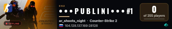 • • • P U B L I N I • • • #1 live status badge