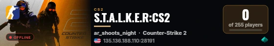 S.T.A.L.K.E.R:CS2 live status badge
