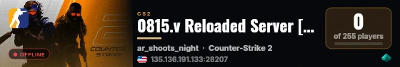 0815.v Reloaded Server [!cse] live status badge