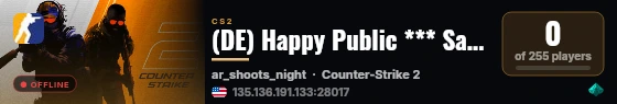 (DE) Happy Public *** Sad Humans live status badge