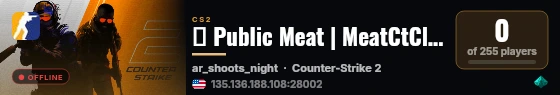➡️ Public Meat | MeatCtClub.NeT live status badge