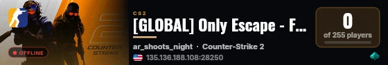 [GLOBAL] Only Escape - Fun | 102TR | NEW SKINS | KNIFE live status badge