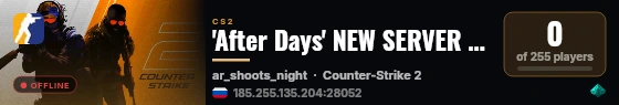 'After Days' NEW SERVER !shop live status badge