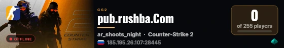 pub.rushba.Com live status badge
