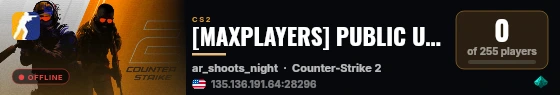 [MAXPLAYERS] PUBLIC UNLIMITED© #2 live status badge