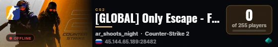 [GLOBAL] Only Escape - Fun | 102TR | NEW SKINS | KNIFE live status badge