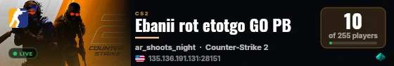 Ebanii rot etotgo GO PB live status badge