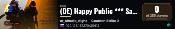 (DE) Happy Public *** Sad Humans live status badge