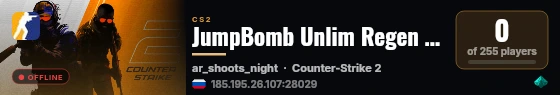 JumpBomb Unlim Regen Crow Rocket Props NoBlock live status badge