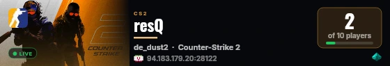 resQ live status badge