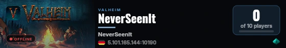 NeverSeenIt live status badge