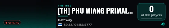 [TH] PHU WIANG PRIMAL KINGDOM | GROW x2 | MUMBLE 3D live status badge