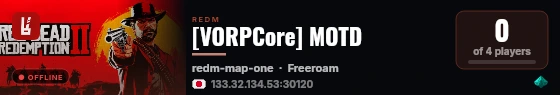[VORPCore] MOTD live status badge