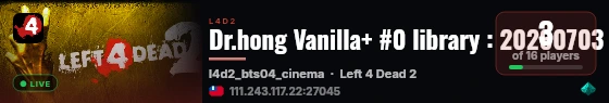 Dr.hong Vanilla+ #0 live status badge