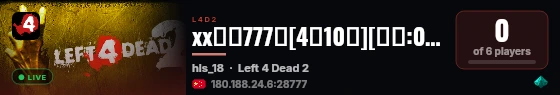 xx多特777服[4特10秒][重启:0|路程:0%][计时:1749m:31s] live status badge