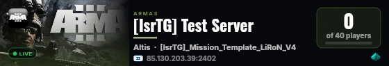 [IsrTG] Test Server live status badge