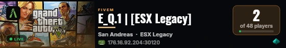 E_Q.1 | [ESX Legacy] live status badge