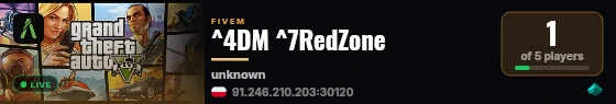 ^4DM ^7RedZone live status badge
