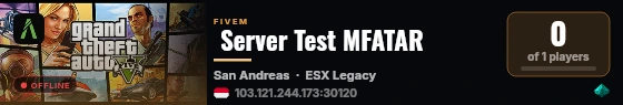  Server Test MFATAR live status badge