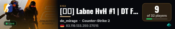 [🇹🇷] Labne HvH #1 | DT Fix • Spread • Scout Only live status badge