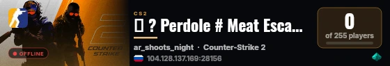 ➡️ ? Perdole # Meat Escape ? !admin ? FPS live status badge