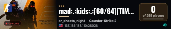 mad:.:kids:.:[60/64][TIMELFET:44m] live status badge