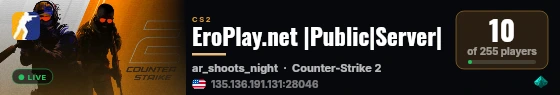EroPlay.net |Public|Server| live status badge