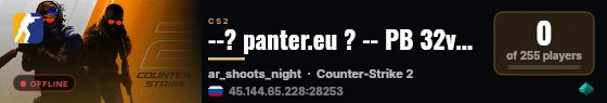 --? panter.eu ? -- PB 32v32 -- • live status badge
