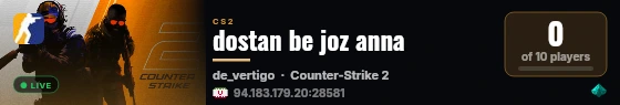 dostan be joz anna live status badge