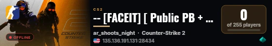 -- [FACEIT] [ Public PB + DE | BANGLADESH] -- live status badge