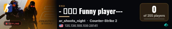 - 🟢🟢🟢 Funny player--- live status badge