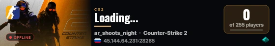 Loading... live status badge