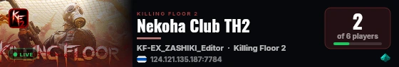Nekoha Club TH2 live status badge